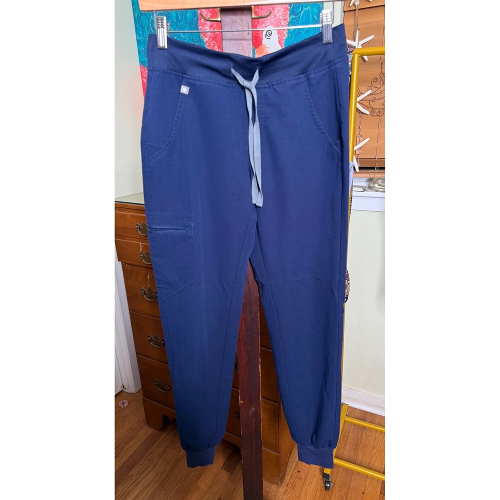 Figs Navy Blue Zamora Jogger Scrub Pants